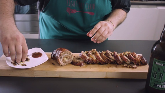 preview della video ricetta: Sushi Bacon Roll